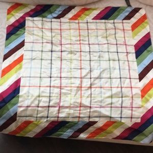 Coach legacy stripe square scarf